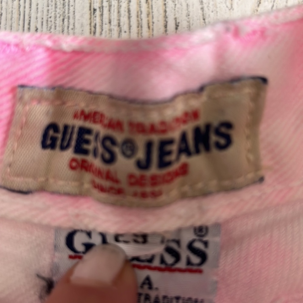 Vintage Guess tie dye hi rise shorts size 29 - Picture 5 of 10
